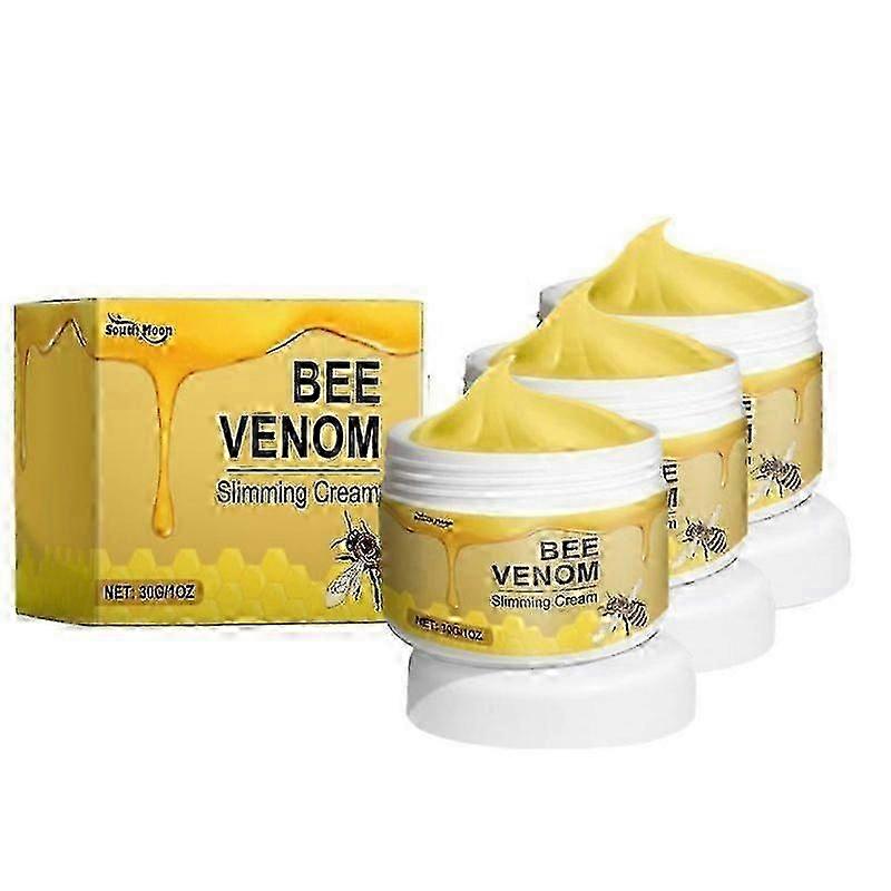 3pcs κρέμα αδυνατίσματος σώματος δηλητηρίου μελισσών για την αποτελεσματική απώλεια βάρους και τη διαμόρφωση σώματος