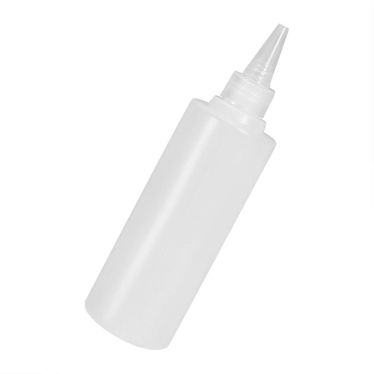 Refillable Squeeze Bottle Household Users 18.8x5.3cm Pointed Mouth Non-Leak Dustproof 6Pcs