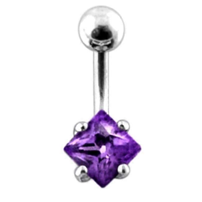Jewelled Star Design Belly Ring