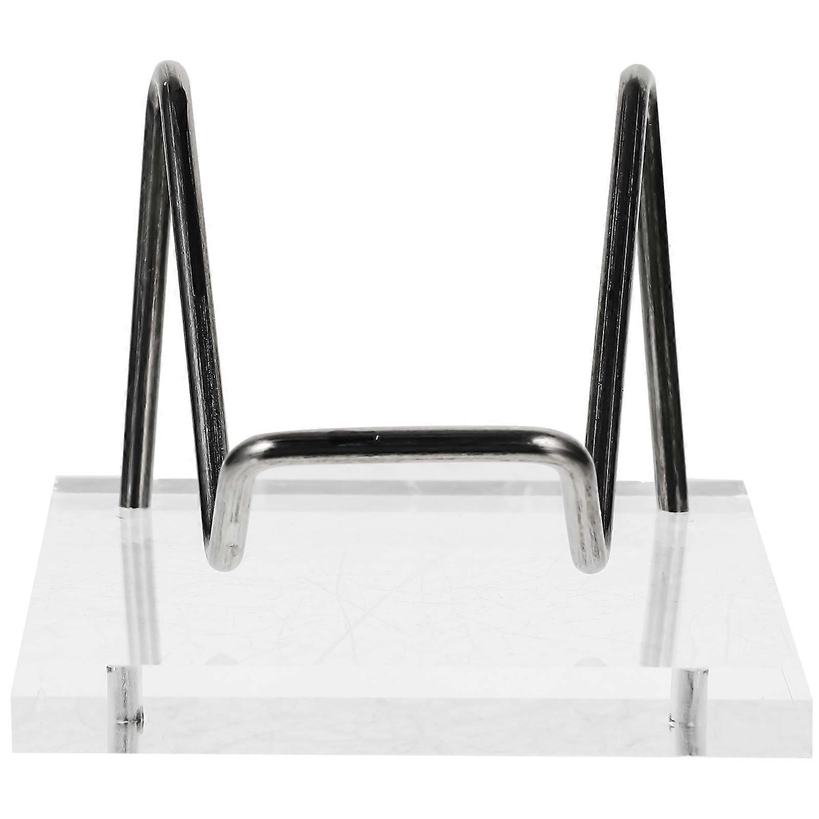 Decorative Crystal Stand Crystal Mineral Raw Stone Display Stand Museum Artists 2.55X2.55X1.97in Display 1Set