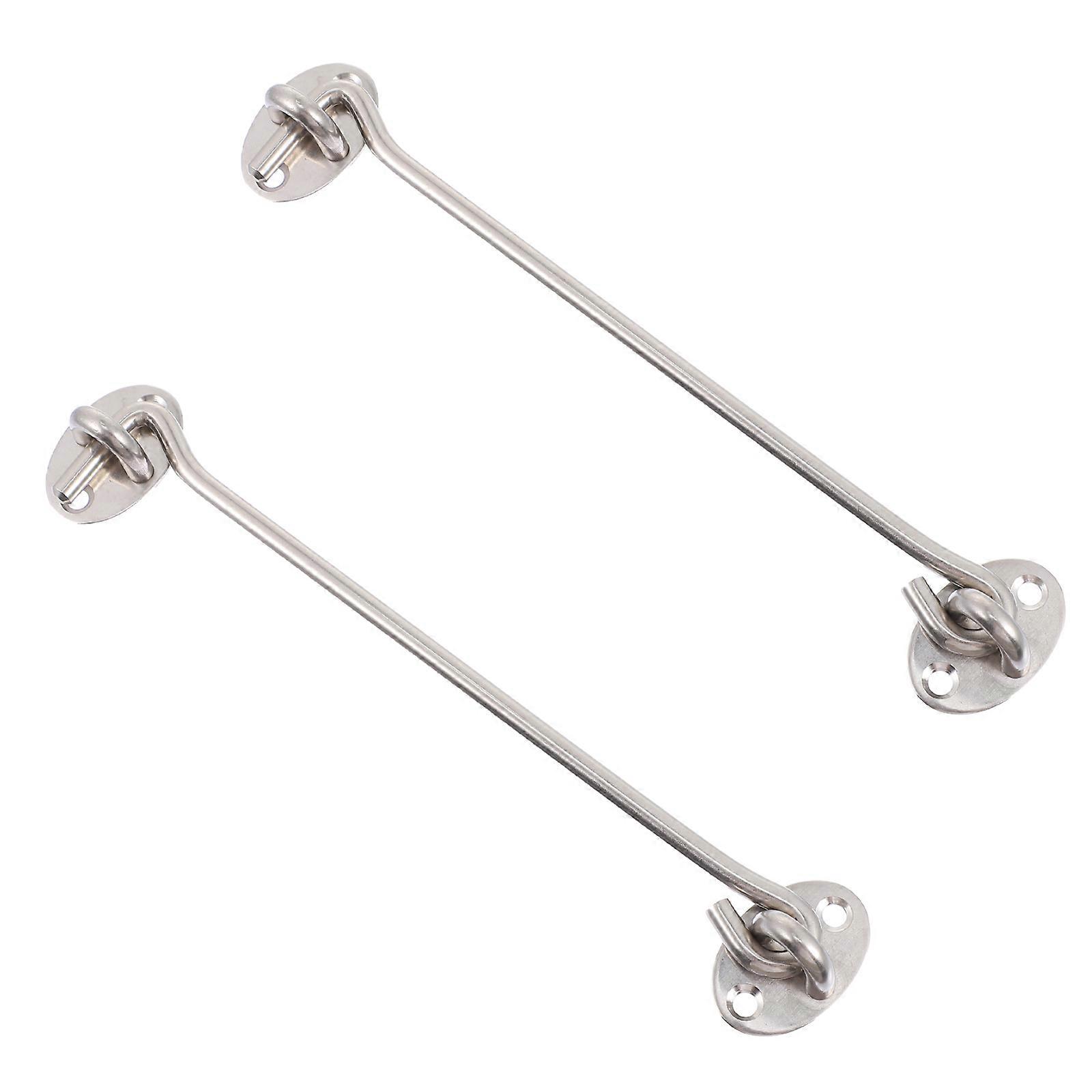 Window Privacy Hook Scratch-Resistant 20X3.2X1CM Simple Design Home Use 2Pcs