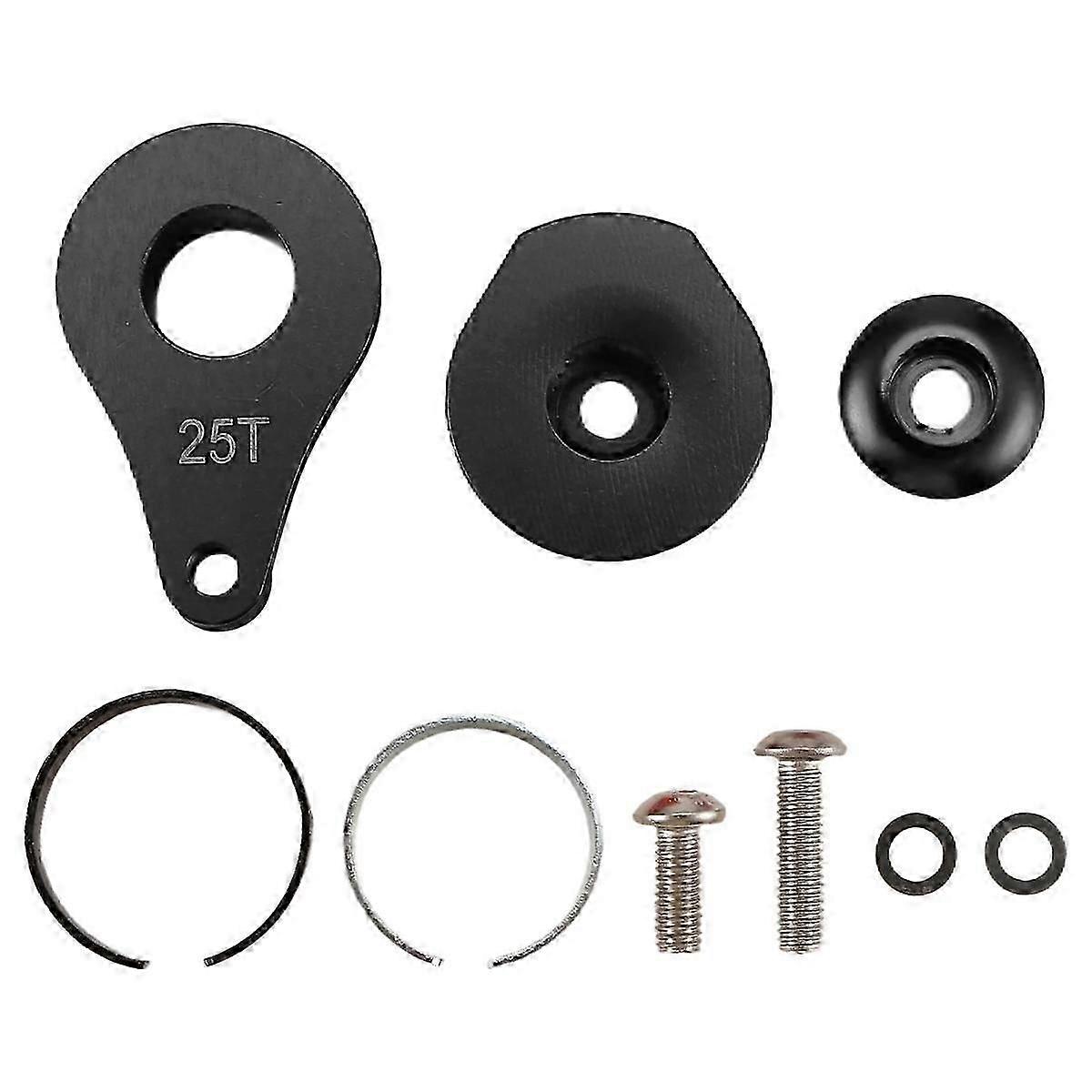 25T Steering Servo Arm Horn 1 Hole for RC Crawler Car Large Torque Digital Servo Upgrade Parts Blac