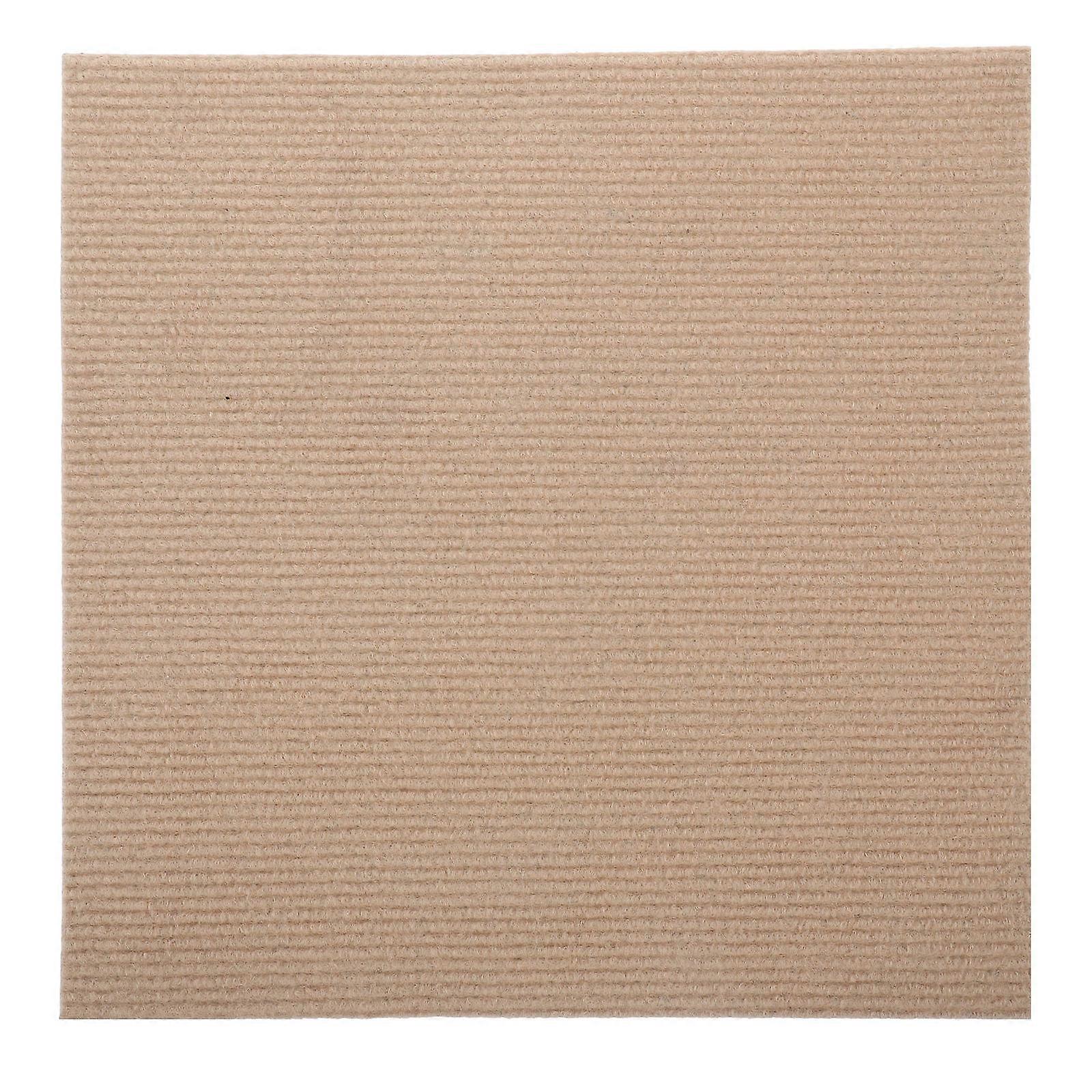 Self-Adhesive Scratching Post Cat Furniture Indoor Use Khaki 30cm x 30cm x 0.3cm Furniture Protector 1Set