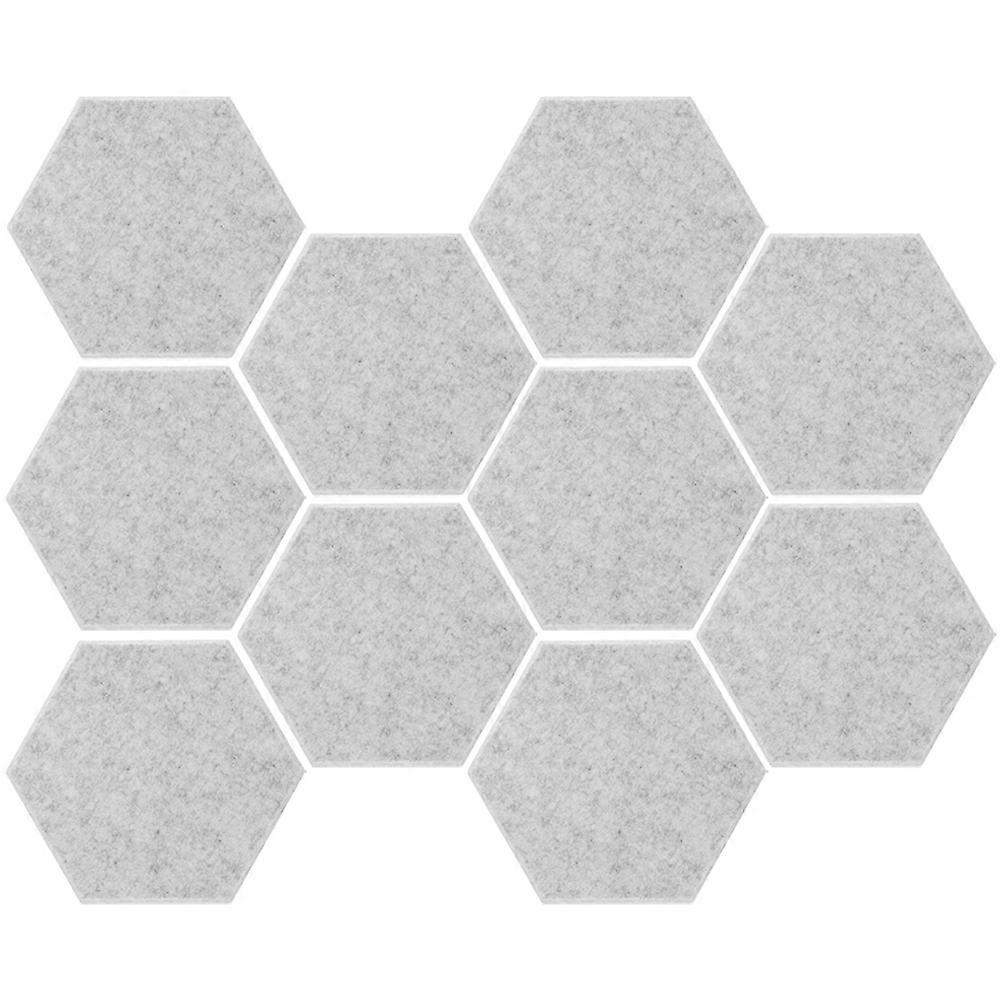 Hexagon Soundproof Wall Panels Acoustic Absorbing Padding for Home Studio Modern Beveled Edge Design Noise Reduction Insulation