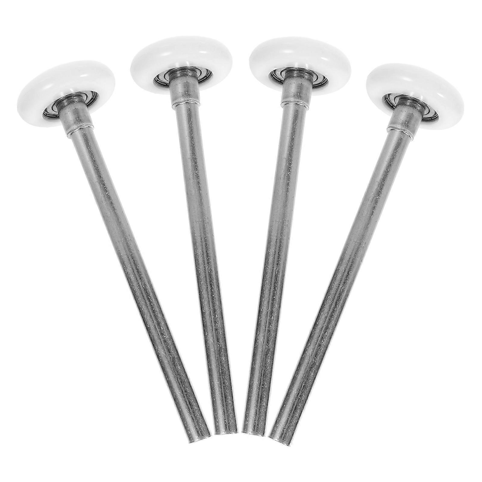 4pcs αντικατάσταση κυλίνδρων γκαραζόπορτας με ρουλεμάν ακριβείας, νάιλον μέρη για ομαλή, αθόρυβη λειτουργία και εύκολη εγκατάσταση, συμβατή με διάφορα