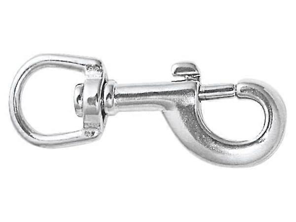 Talamex 90 mm BL daN 470 Snap Hook with Swivel Eye Stainless Steel