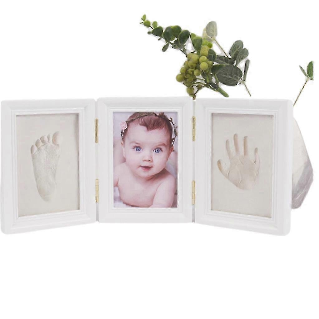 Handprint and Fingerprint Clay Set with White Clay