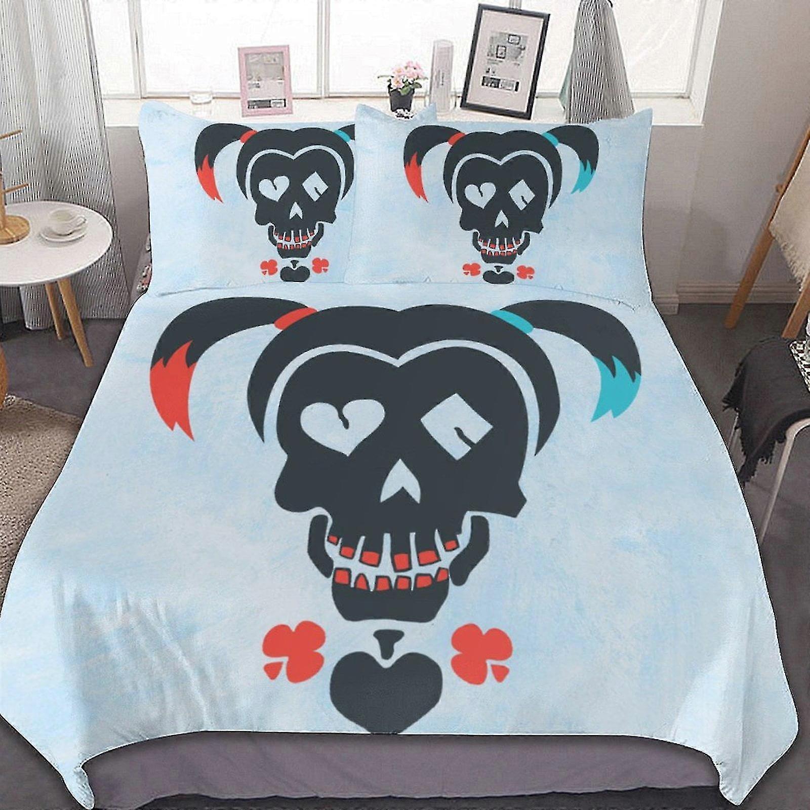 Conjunto de cama confortável de 3 peças para uma determinada marca com edredom macio, capa de edredom e fronhas