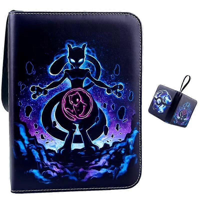 Collectible Card Album for Cards, 50 Pages 400 Card Capacity, Portable Card Binder with Zipper, Gift for Kids and Teens