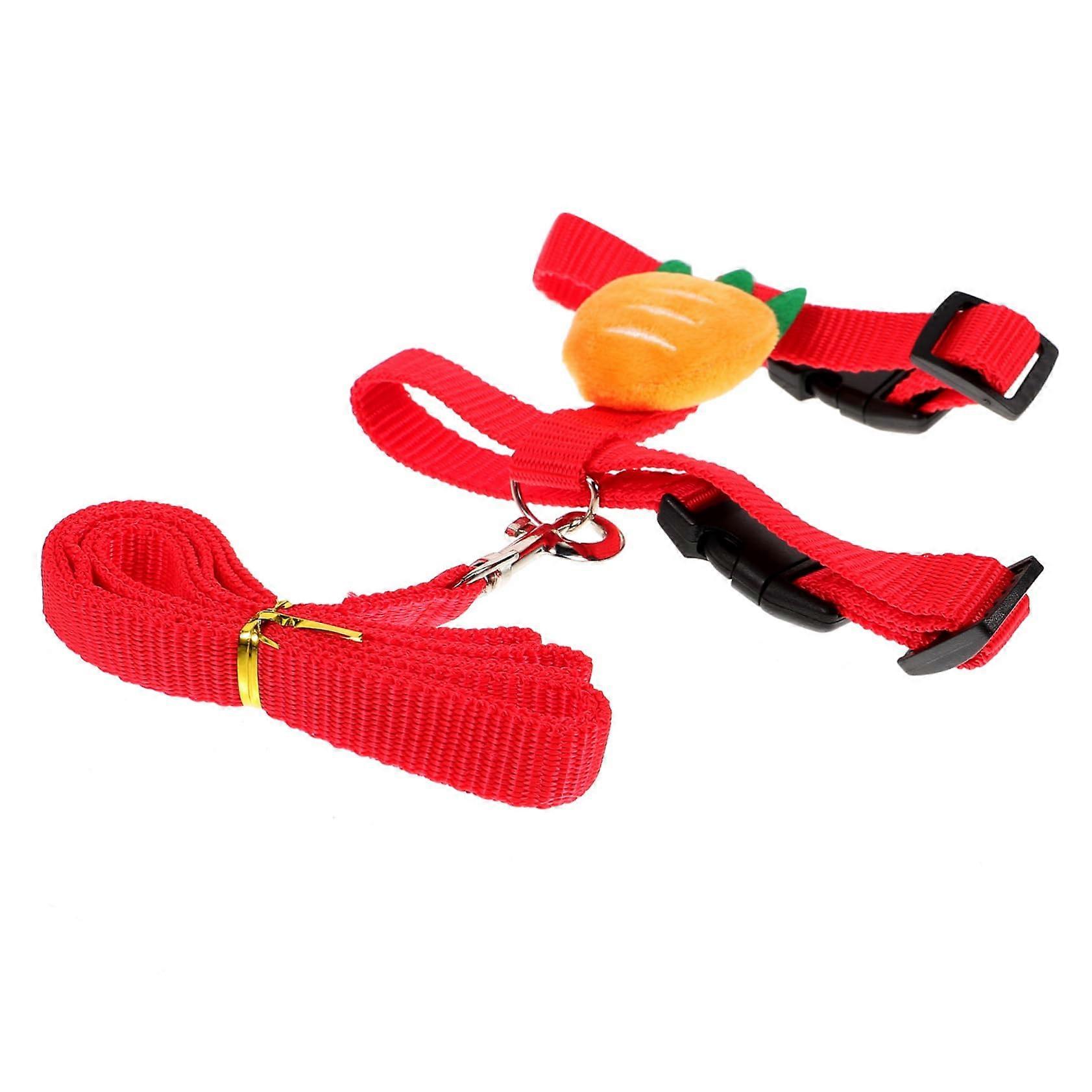 1 Set Small Animal Harness and Leash for Rabbits and Hamsters, Adjustable Breathable Harness for Walking, Suitable for Small Pets