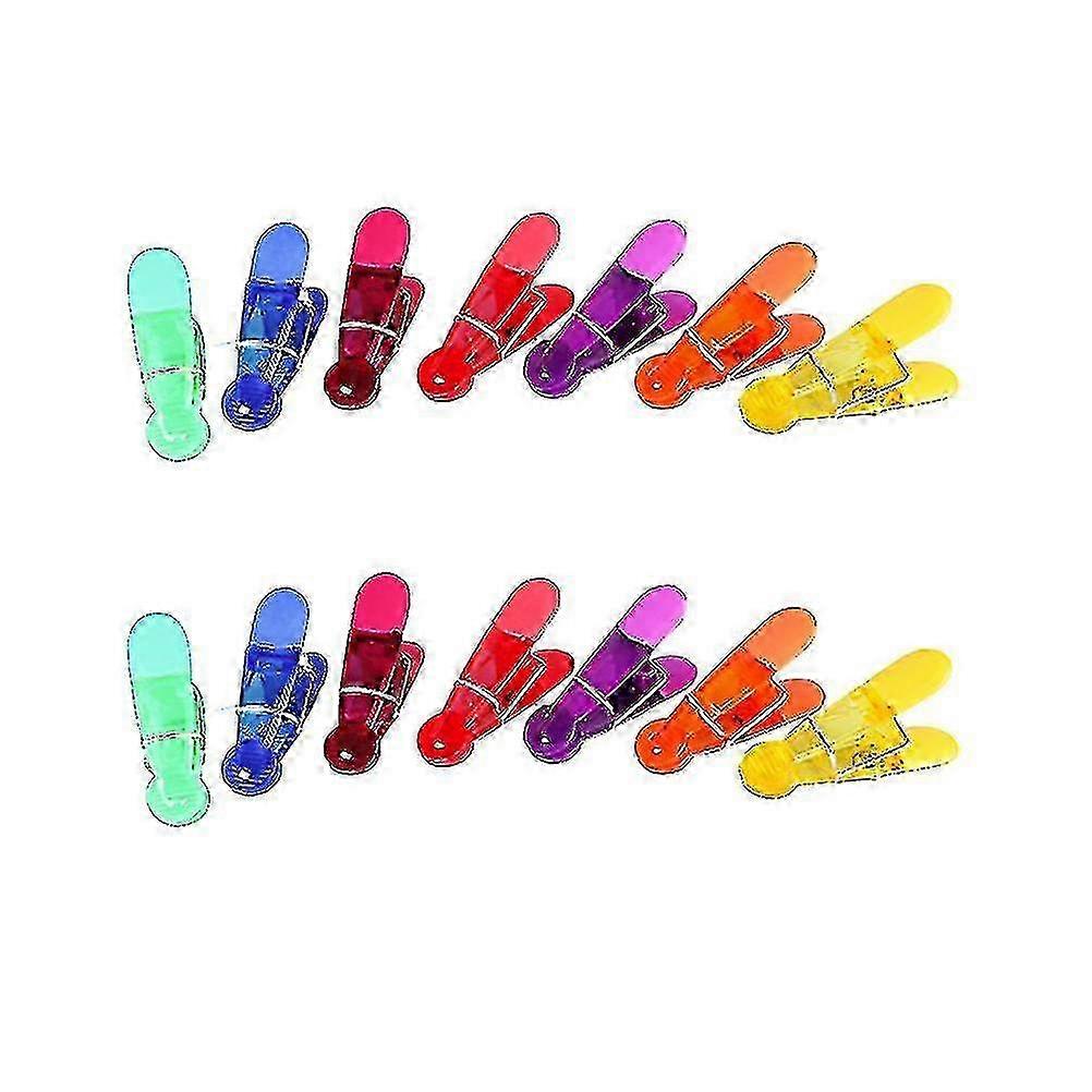 14pcs Multifunctional Plastic Laundry Clips for Socks and Clothes Drying