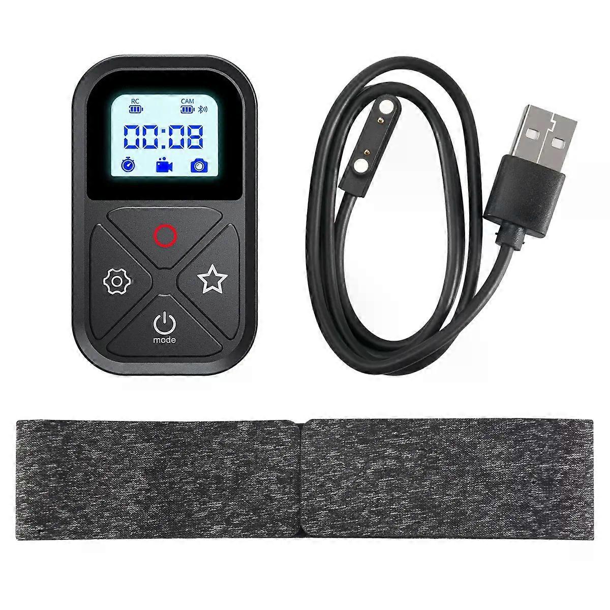 NNR-Remote Control for Hero 10 9 8 Max with Stick Mount and Wrist Bluetooth-Compatible Smart Remote for 10