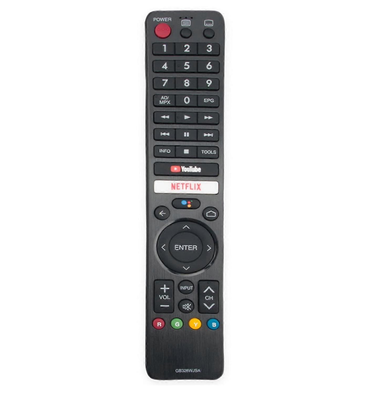 GB326WJSA For Sharp Television Plastic TV Replacement Remote Control