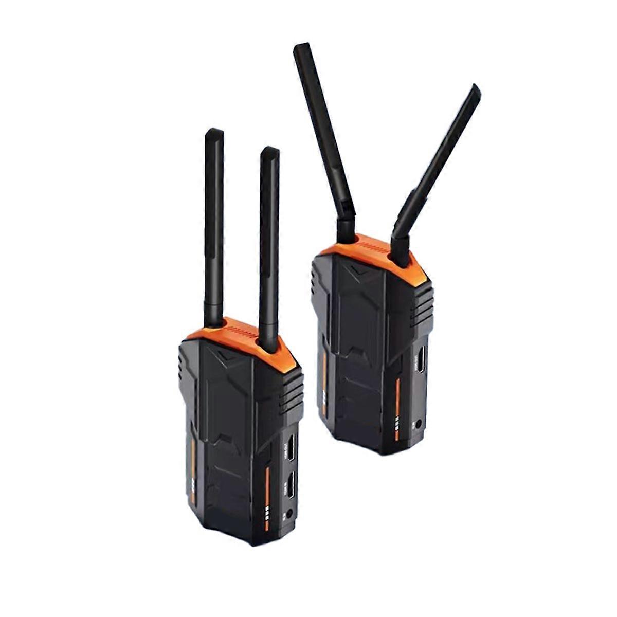 200M Wireless Video Transmitter Receiver with Battery Wireless -Compatible Extender Kit for Camera M