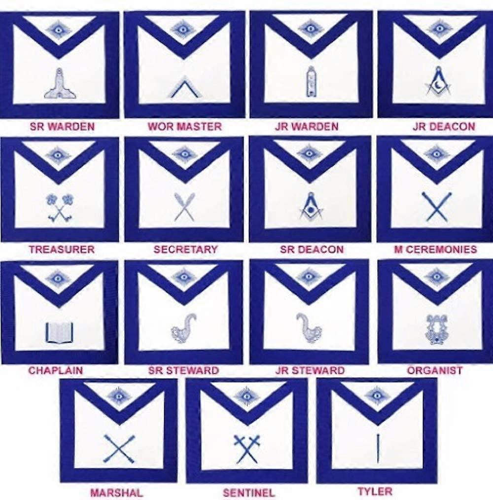 Officers Aprons- Set Of 15 Aprons