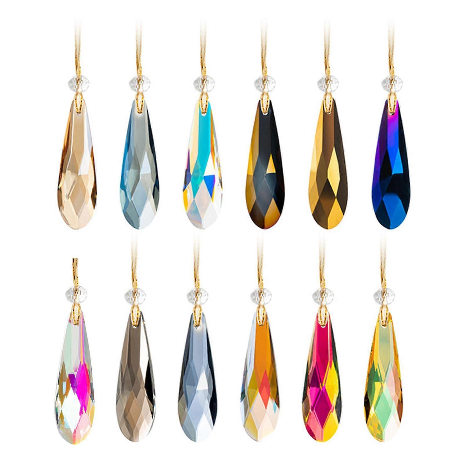Rainbow Window Hanging Ornament Rainbow Sun Catcher Chain Charm for Window Display and Festival Decoration