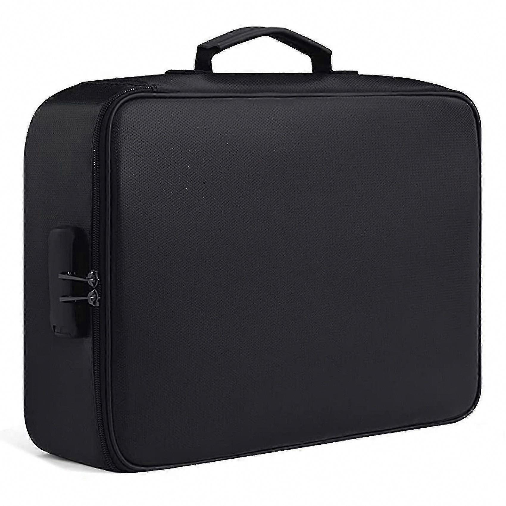 Fireproof and Waterproof Document Bag with Lock for Home Office Travel Safety Portable Storage Box