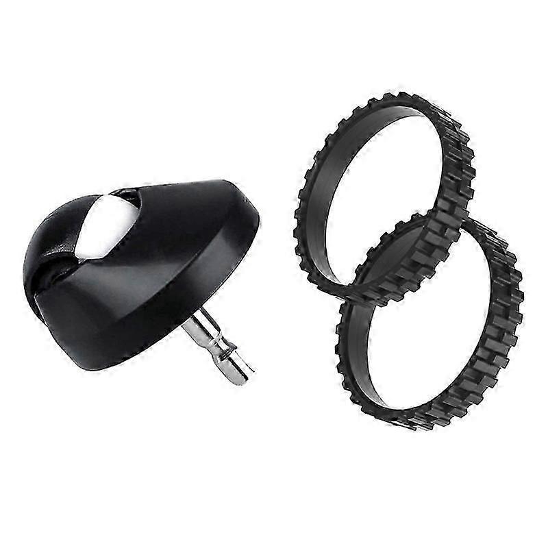 JUNSUNMAY For iRobot Full Range of Sweepers 1Pc Replacement Front Castor Wheel+2Pcs Tires