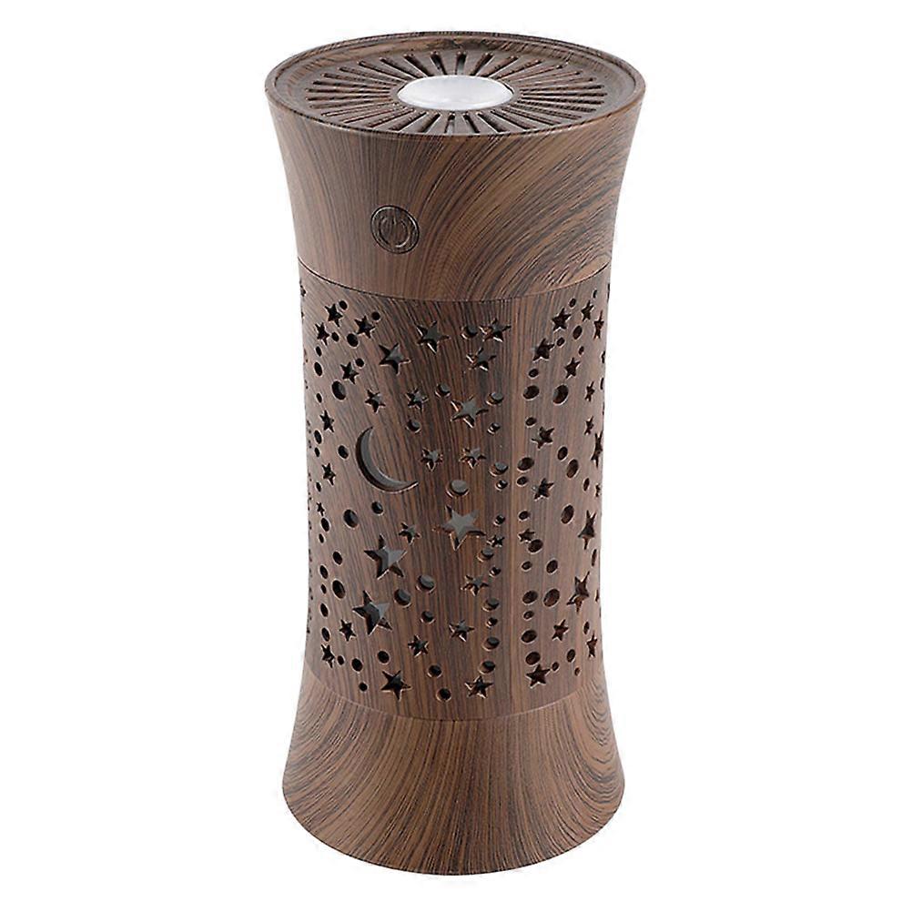 Light Brown Desktop Air Humidifier with Colorful Night Light for Home Use, ABS Material, Design