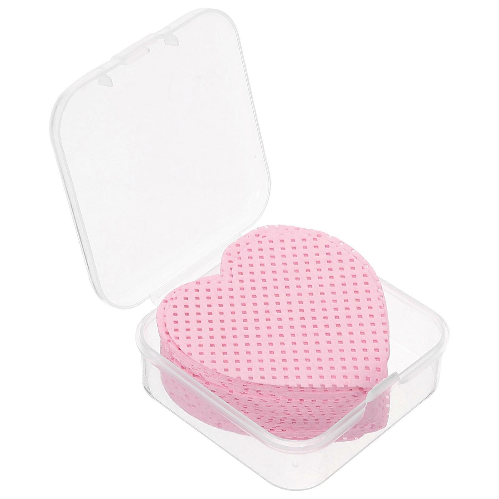 Diamond Picture Eraser Pads Adhesive Residue Cleaner Set 50pcs Heart Shaped Gel Cloths for Stain Removal, Car Art & DIY Projects Easy Carry,