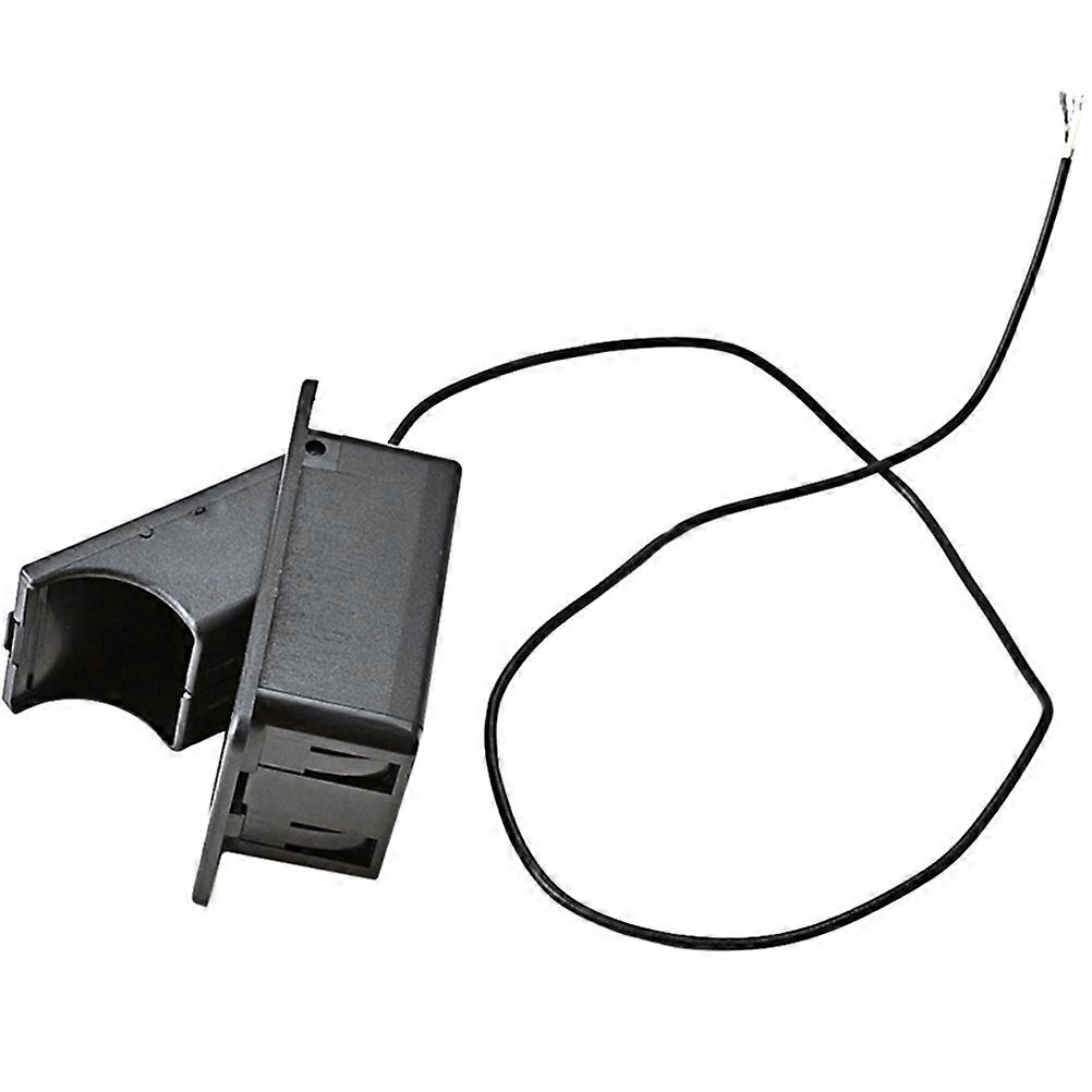 Battery Box For Guitar Pickup Replacement Battery Holder Rectangular Simple Design Black 6.9x4.1cm 1Set