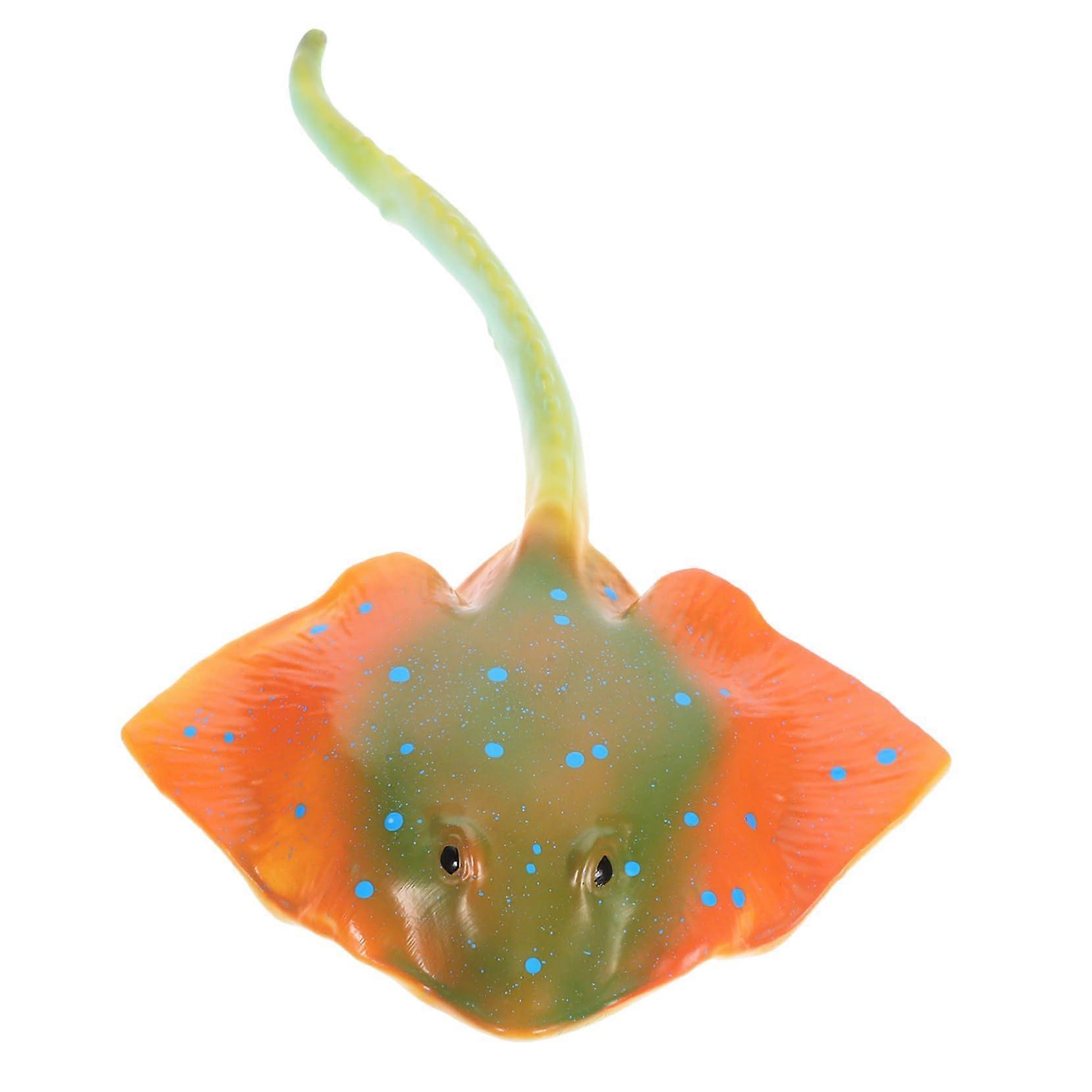 Simulation Stingray Fish Model for Decor and Educational Use, Durable Material, Realistic Marine Animal, 30cm Size