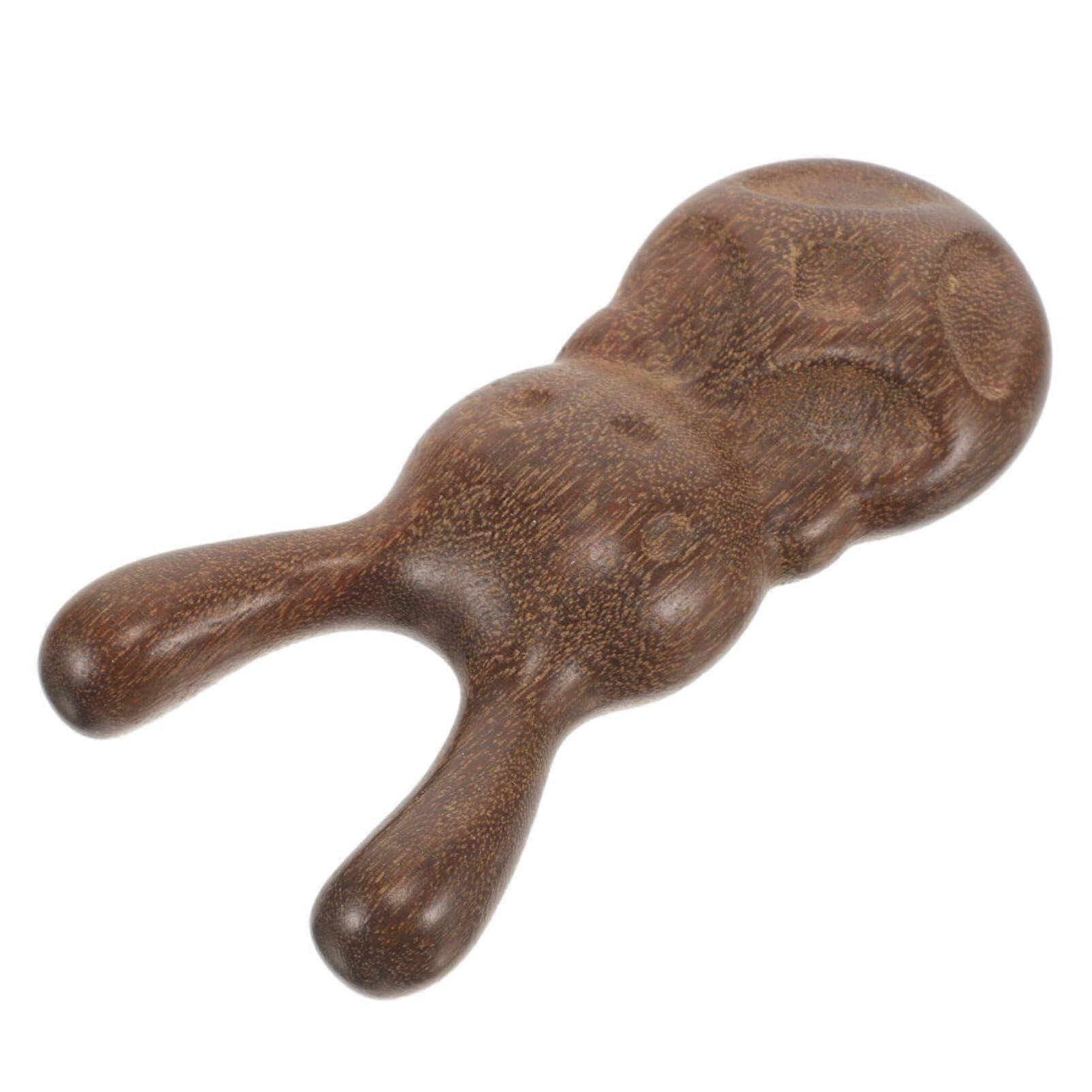 Wooden Nose Gua Sha Massage Tools, Face Wood Gua Sha, Cartoon Rabbit, 8x4x1cm