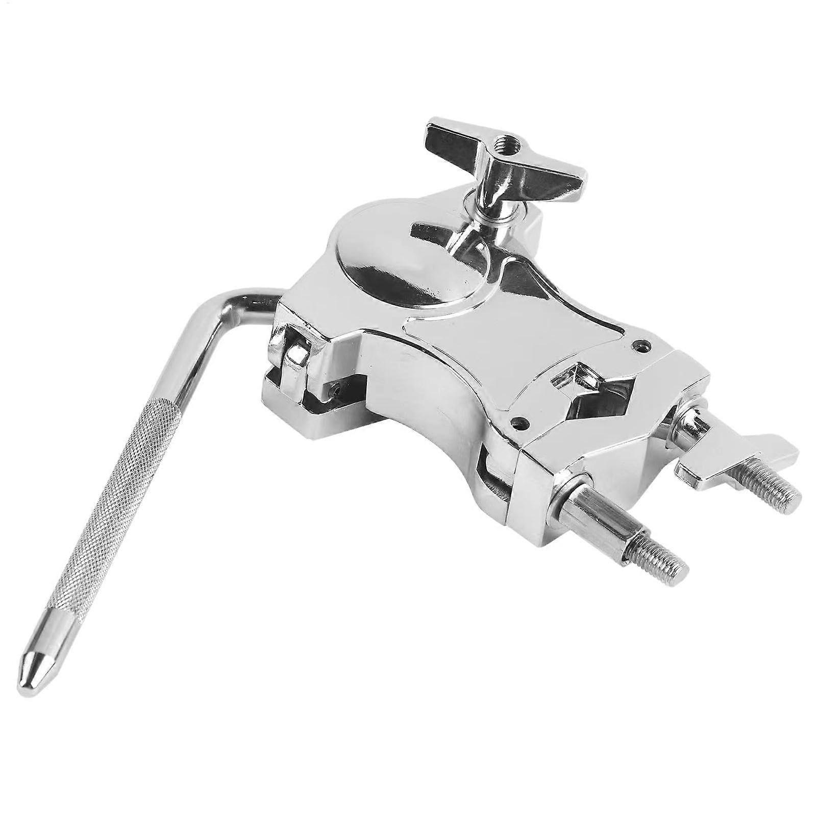 Drum Clamp - Adjustable 360° Rotating Zinc Alloy Drum Mount Bracket for Most Drum Models and Styles