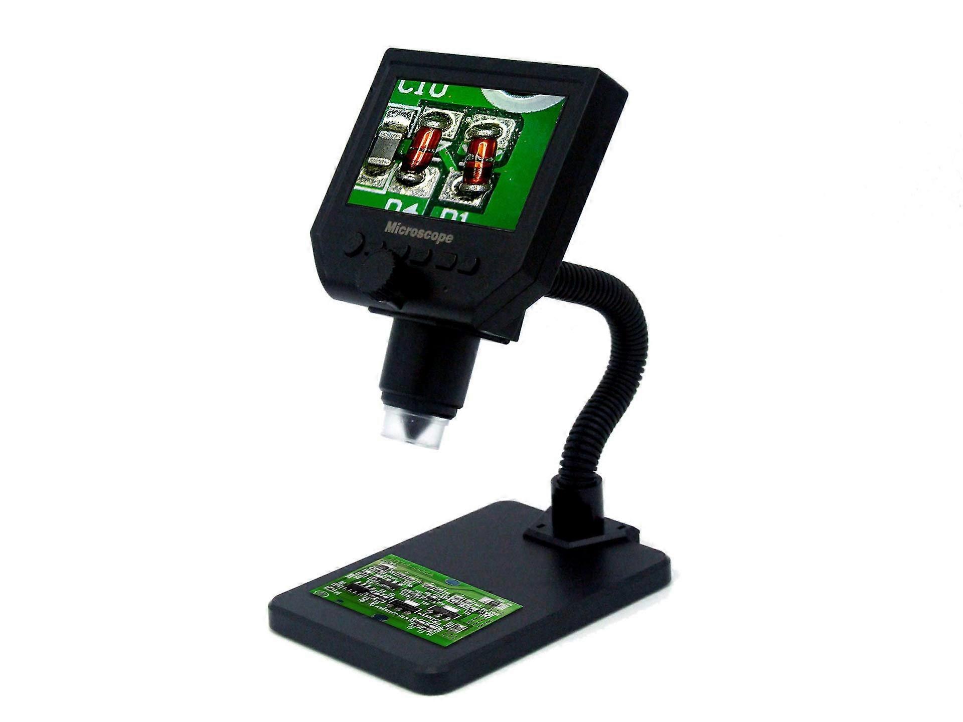 Microscope G-600 Digital Microscope With Screen, Industrial Elbow Bracket