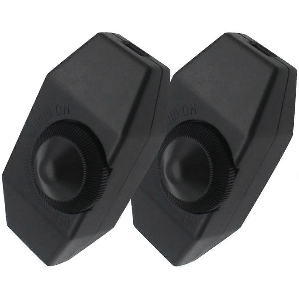 Knob For Led Light Reading Use Black Color 2Pcs