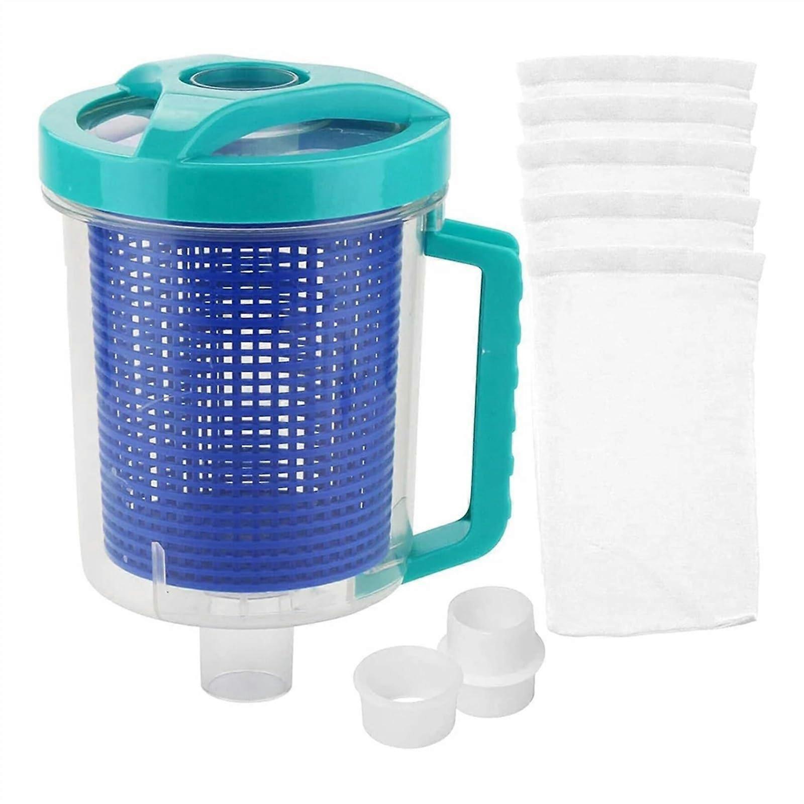 Pool Cleaning Set With Leaf Trap And Handle, Filter Kit, 9.92 x 6.27 In, Model W26705 Pool Maintenance Tool