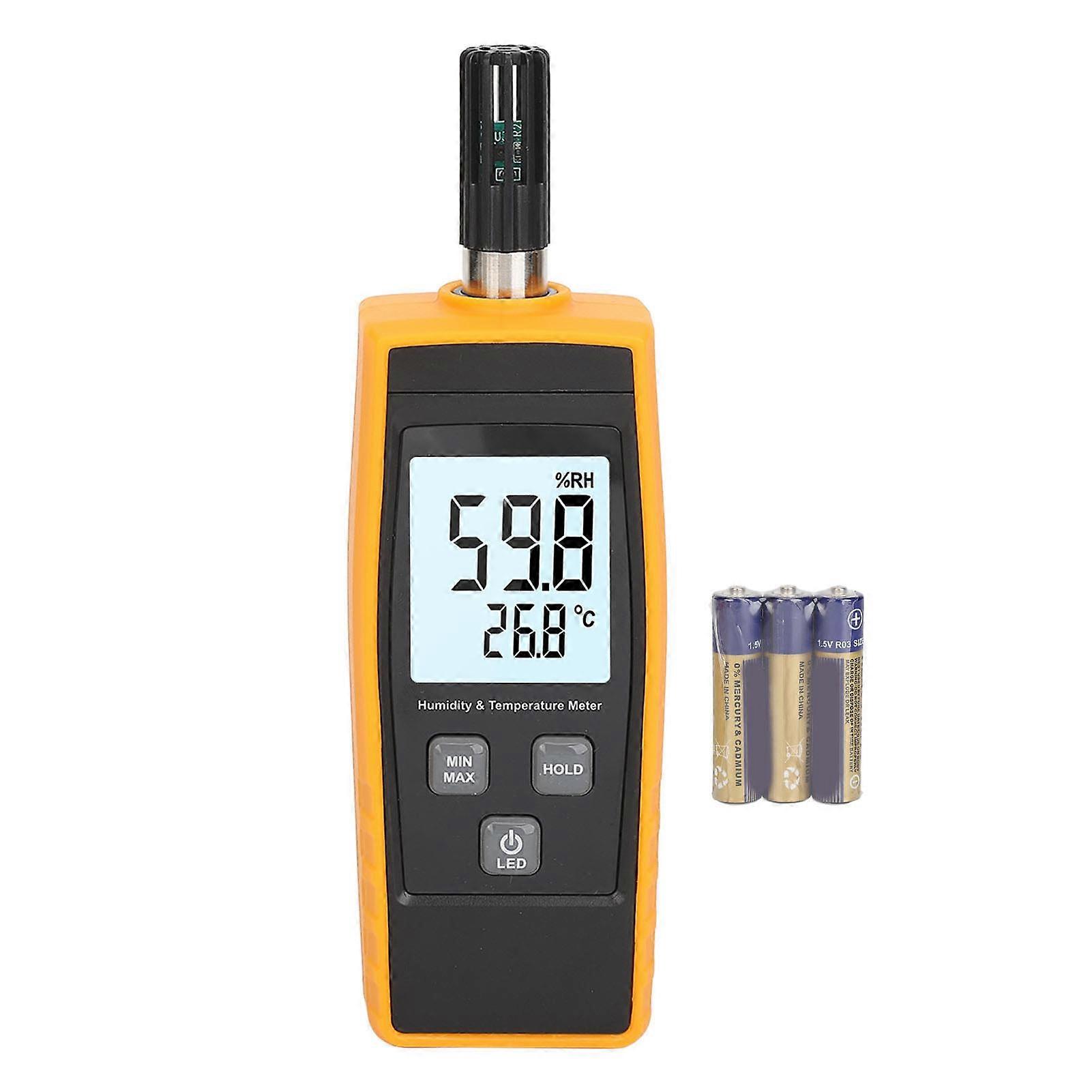 Digital Temperature Humidity Meter LCD Backlit Display Handheld Thermometer Hygrometer for Indoor Outdoor
