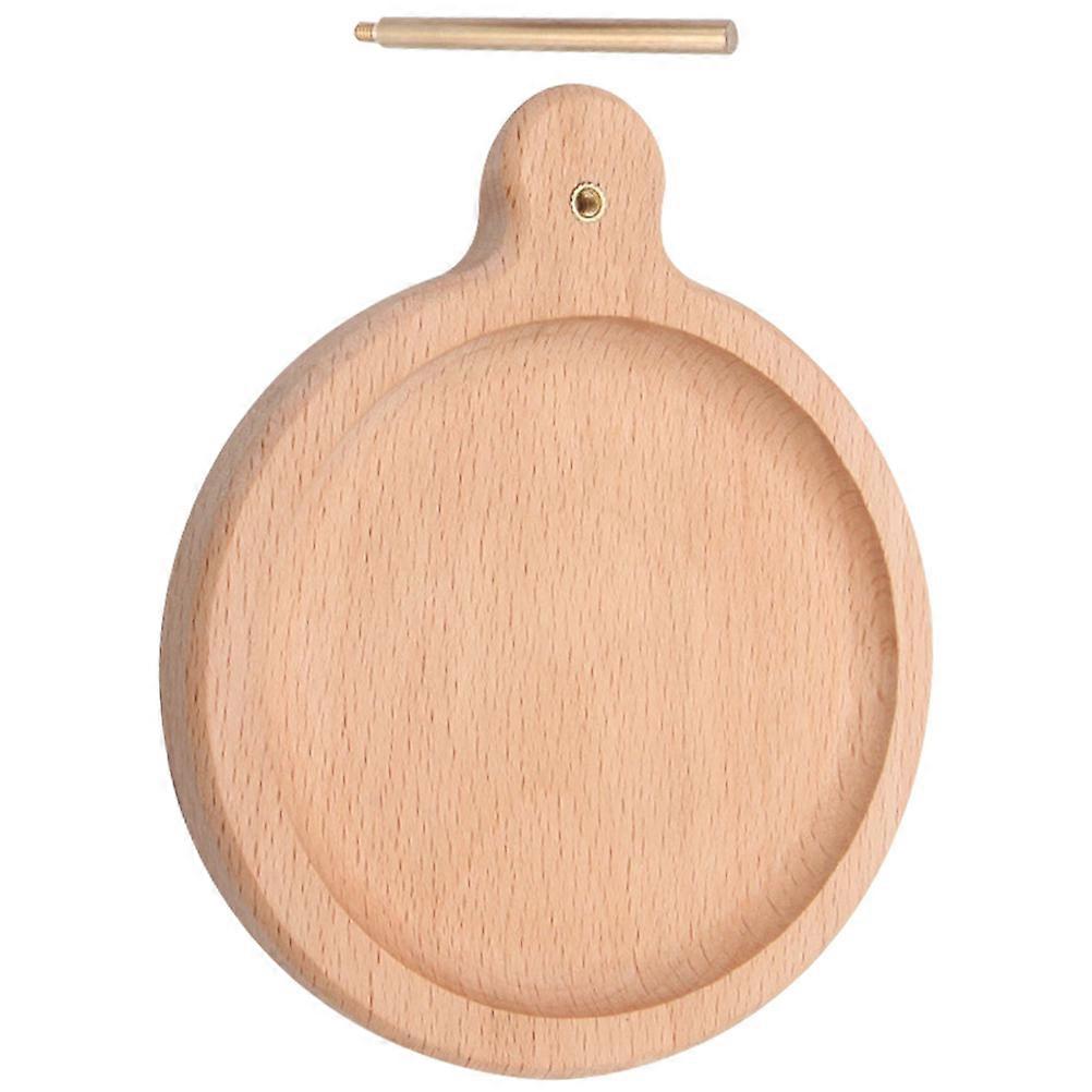 Wooden Beading Tray for Storage Use with Smooth Texture and Durability Light Yellow