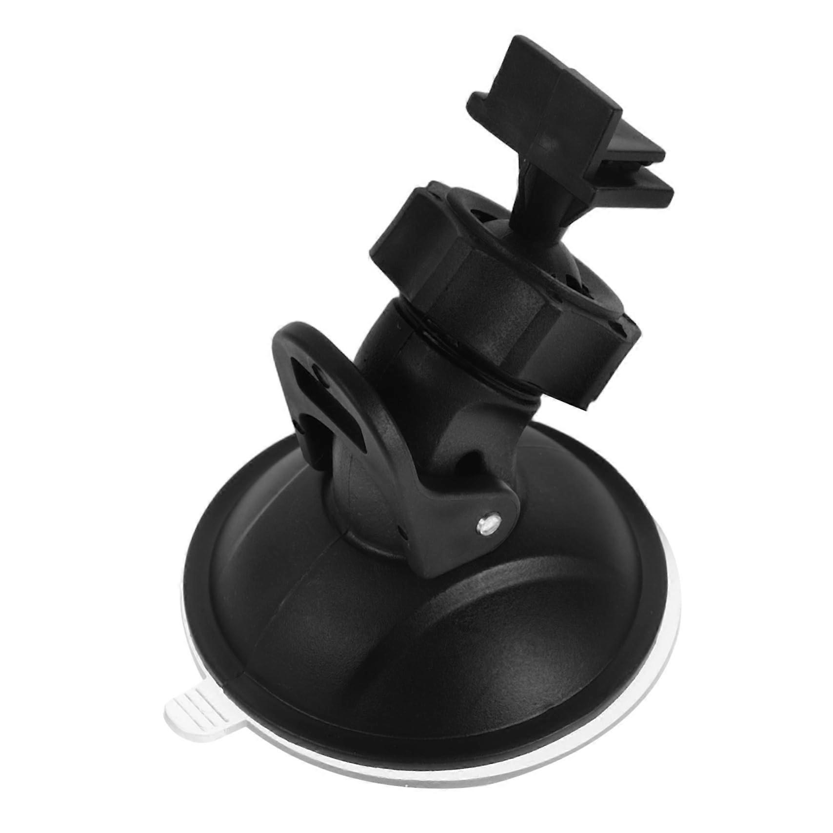 Suction cup mount for dash cam and action camera, rotatable, versatile use, strong adhesion for cars and trucks, ensuring secure recording.