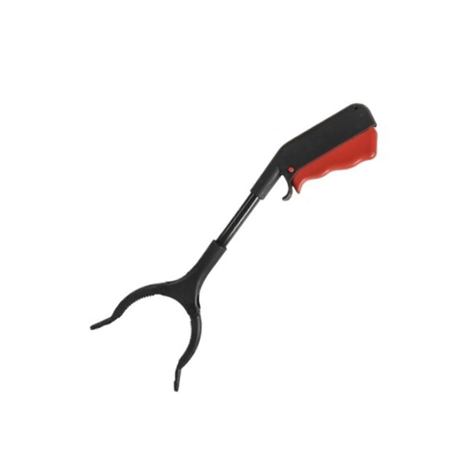 Robust Garbage Grabber Multifunctional Trash Picker Tool 30cm Black