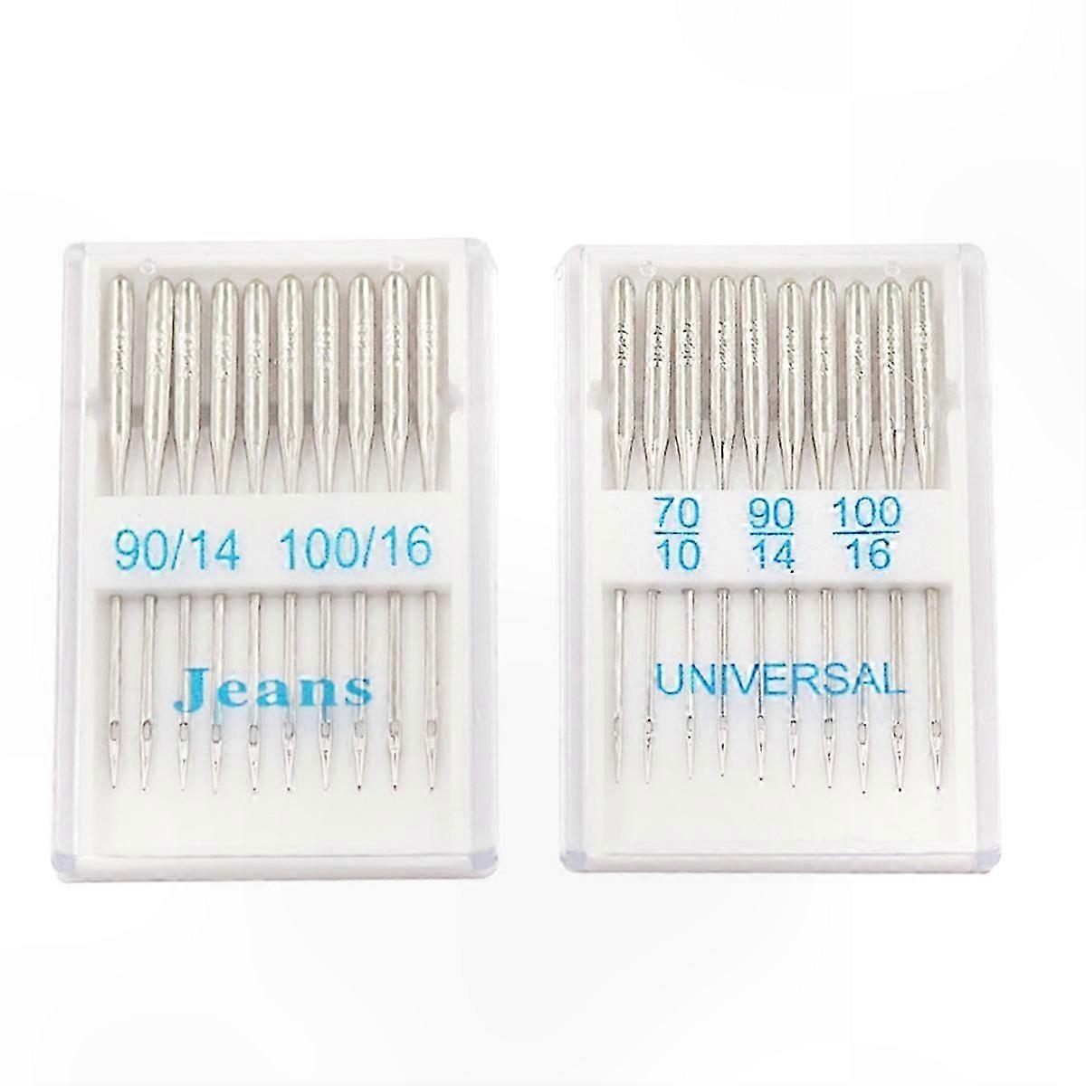 Universal Regular Point Sewing Needles for Jeans and General Sewing Projects