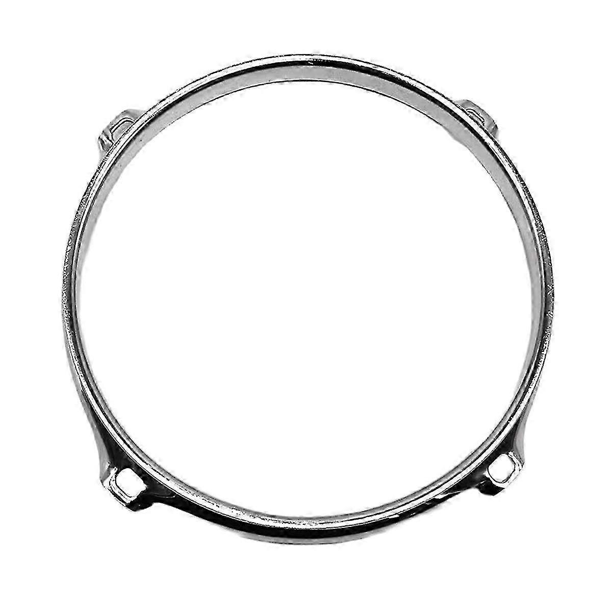 Silver Drum Hoop for 6-Inch Snare Drum - Replacement Part for Percussion Instruments