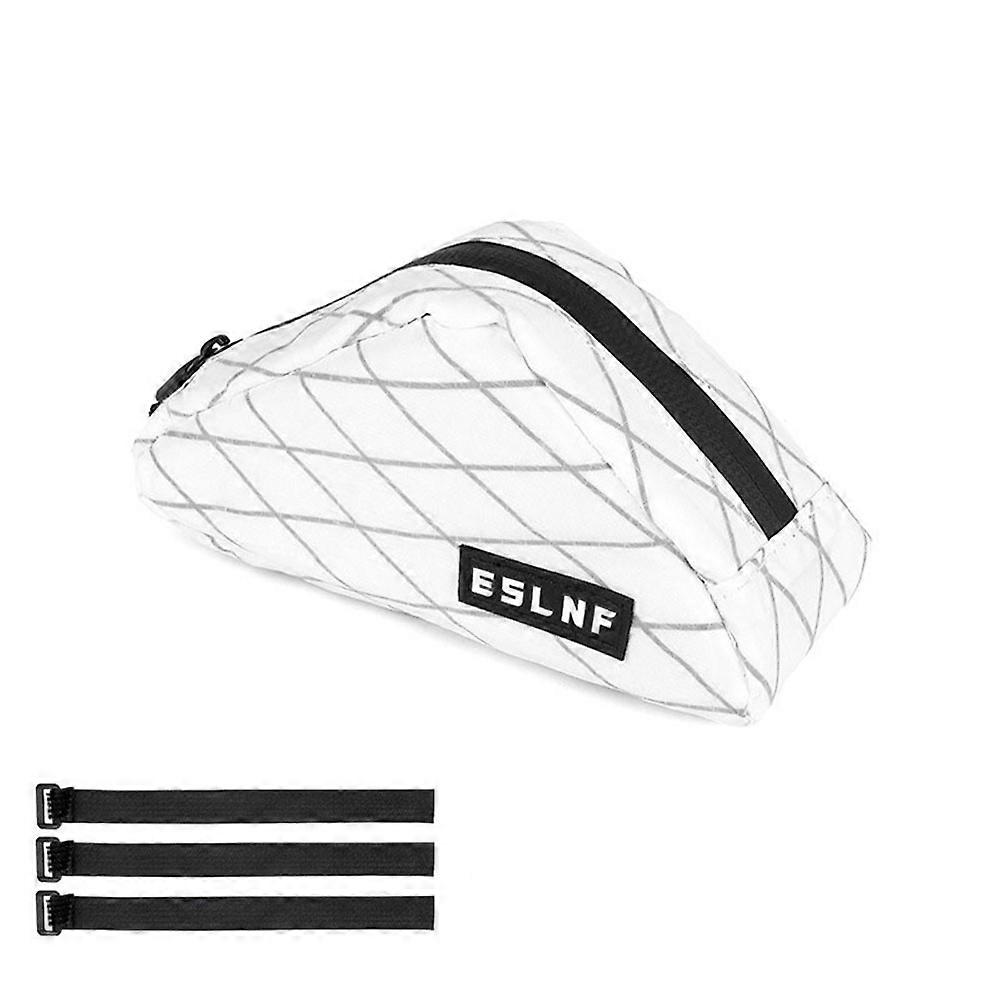 ESLNF Bicycle Mini Triangle Saddle Bag Mountain Road Bike Nylon Polyester Top Tube Storage Pack
