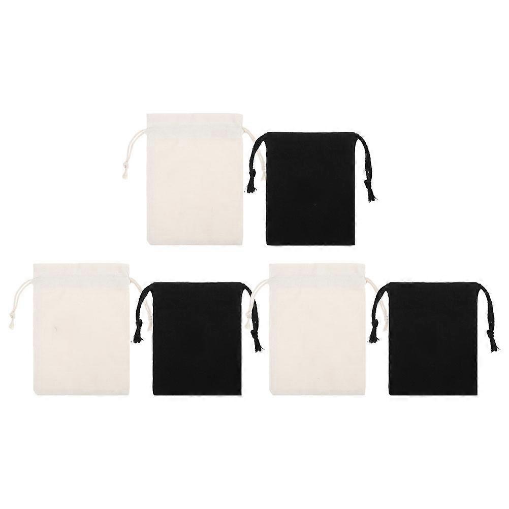 Small Money Pouch 6Pcs Drawstring Design Gift Storage Bags For Banquet And Children’s Parties With Assorted For Various Uses