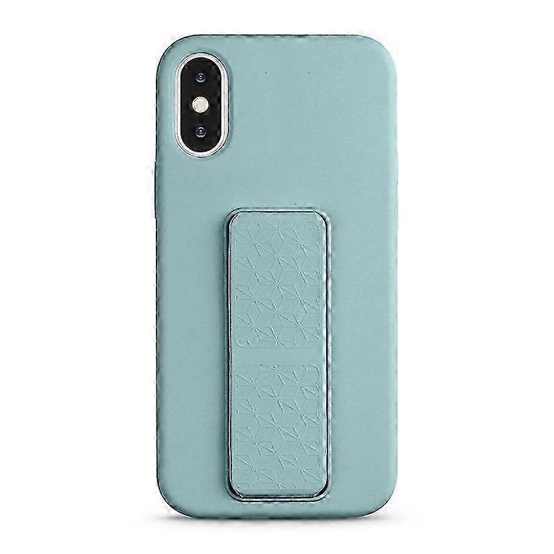 For iPhone XS Max Liquid Silicone Holder Phone Case
