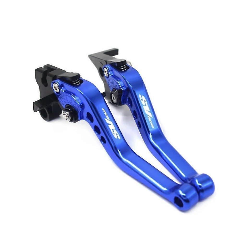 Bremskupplungshebel Lever For Suzuki SV650 SV 650 1999-2009 Short CNC Adjustable Brake Clutch Lever Blue