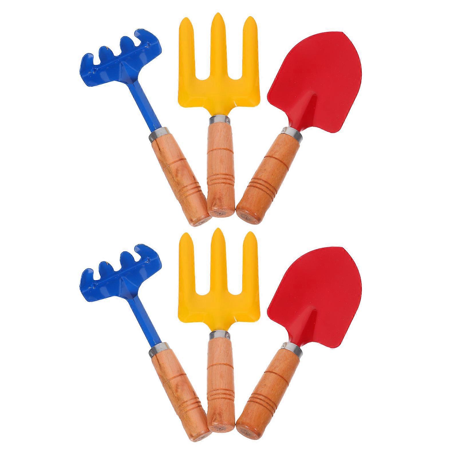 Assorted Color Gardening for Kids Playing with Stainless Steel Material 2 Sets