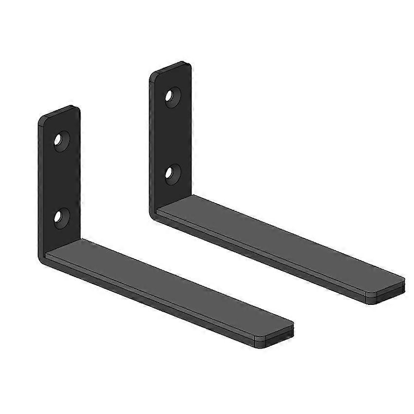 Long Sound Bar Wall Mount Bracket L-shaped Metal Bracket Classic Design with Anti-drop Cotton Pad Stable Installation