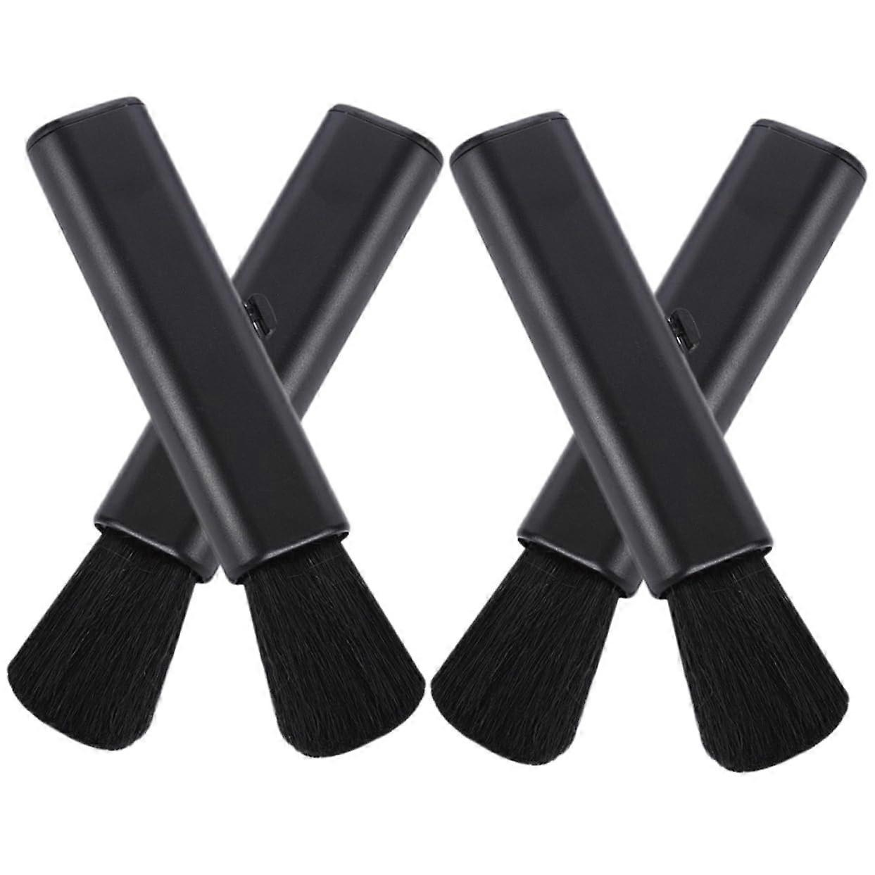 4-Piece Adjustable Keyboard Cleaning Brushes Set for Electronics, Keyboards, Screens, and Car Interiors