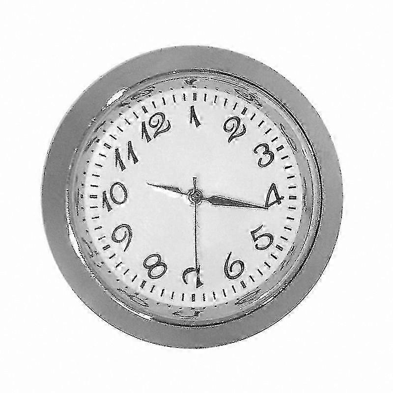 Quartz Clock Movement Kit for 1-3/8 Inch Hole, White Dial for DIY Craft Projects