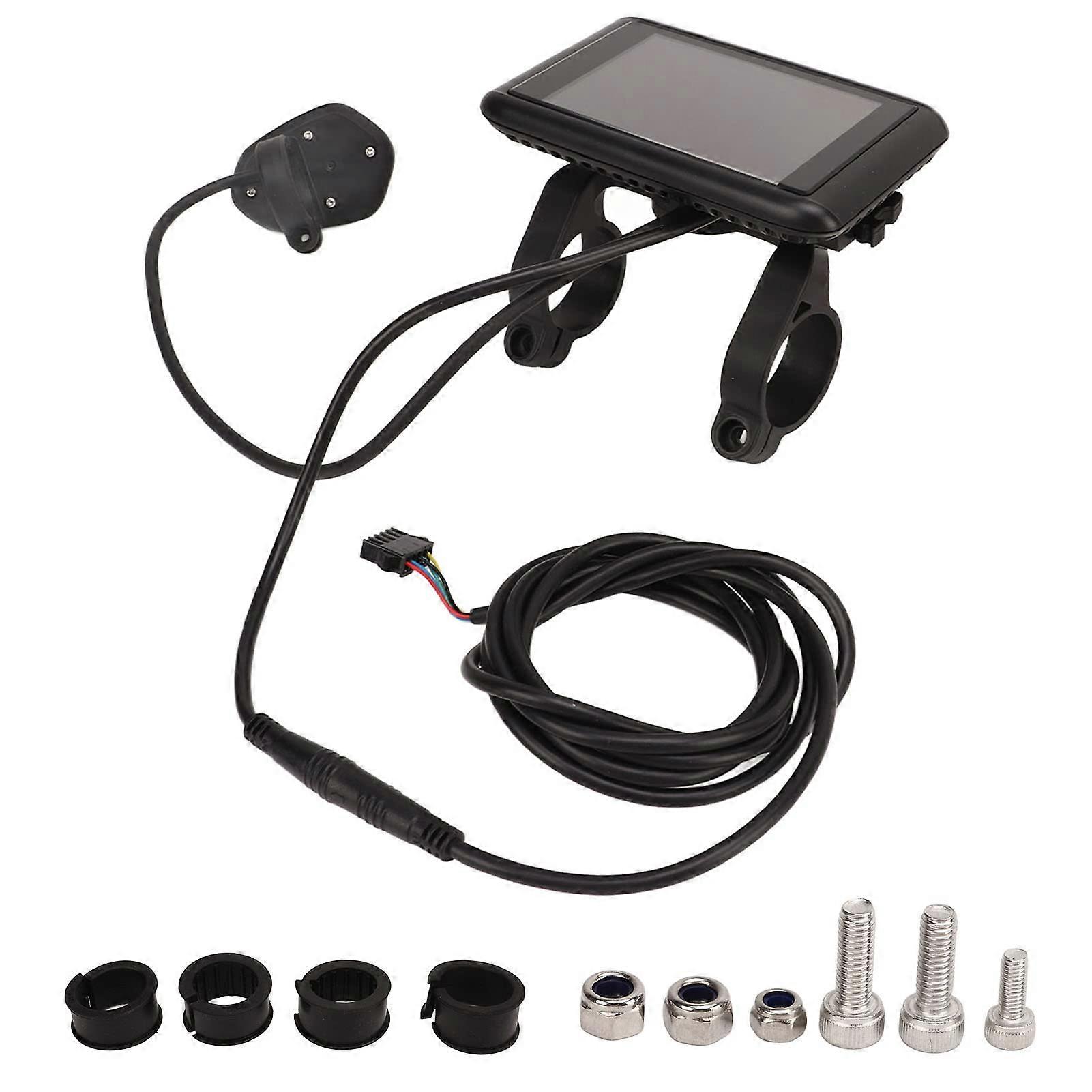 Electric Bicycle Display Panel ABS 5V LCD Multifunctional Wheel Display