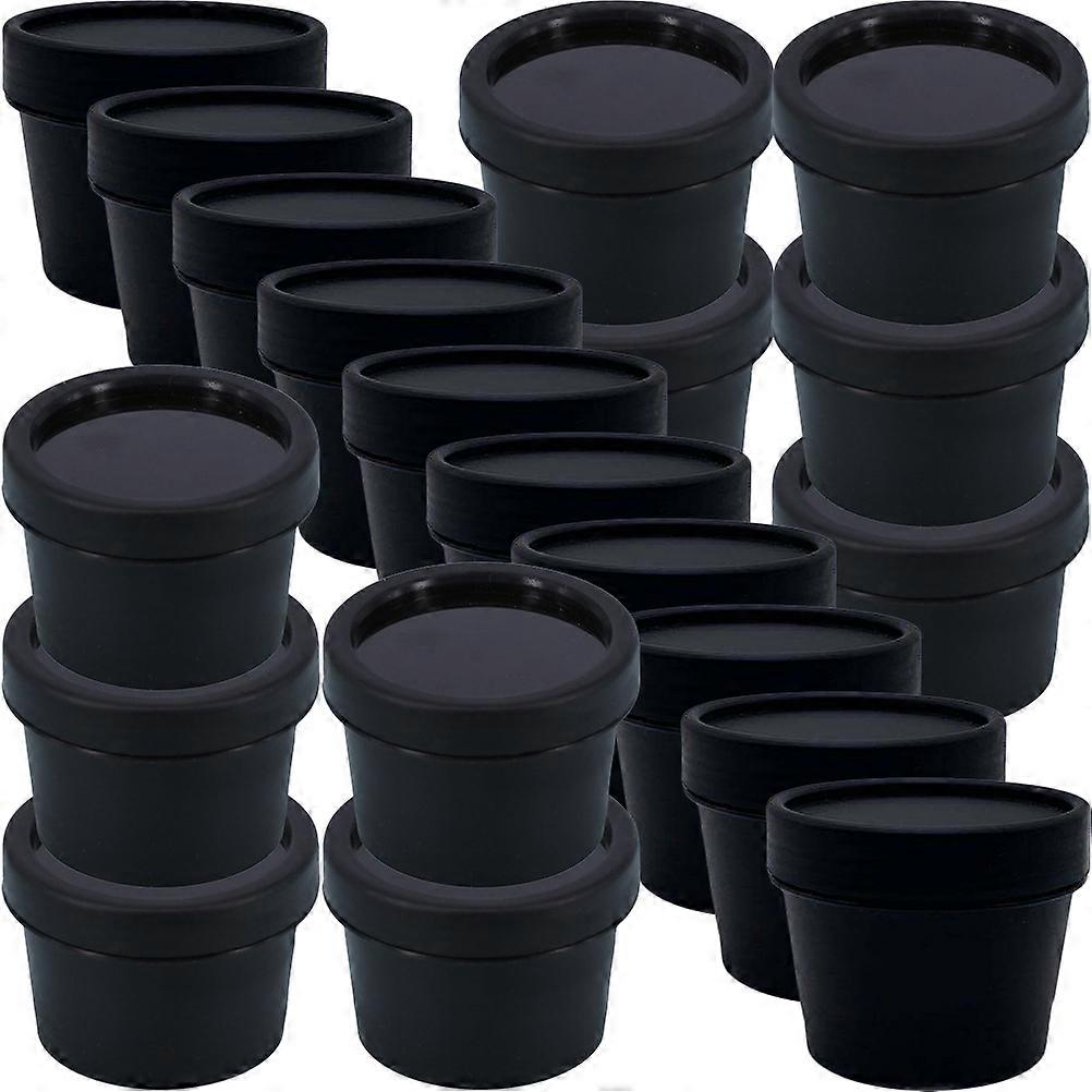 FRCOLOR 20pcs Reusable Face Cream Jars for Lotion Cosmetic Holders Small Multi Use Storage Containers