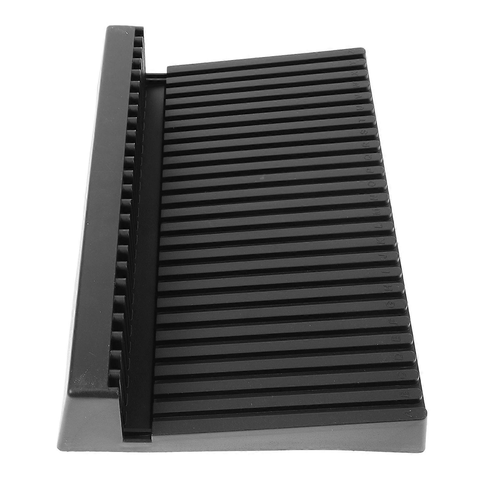 Plastic Model Stand for Figures and Tools Black Storage Rack Efficient Organization