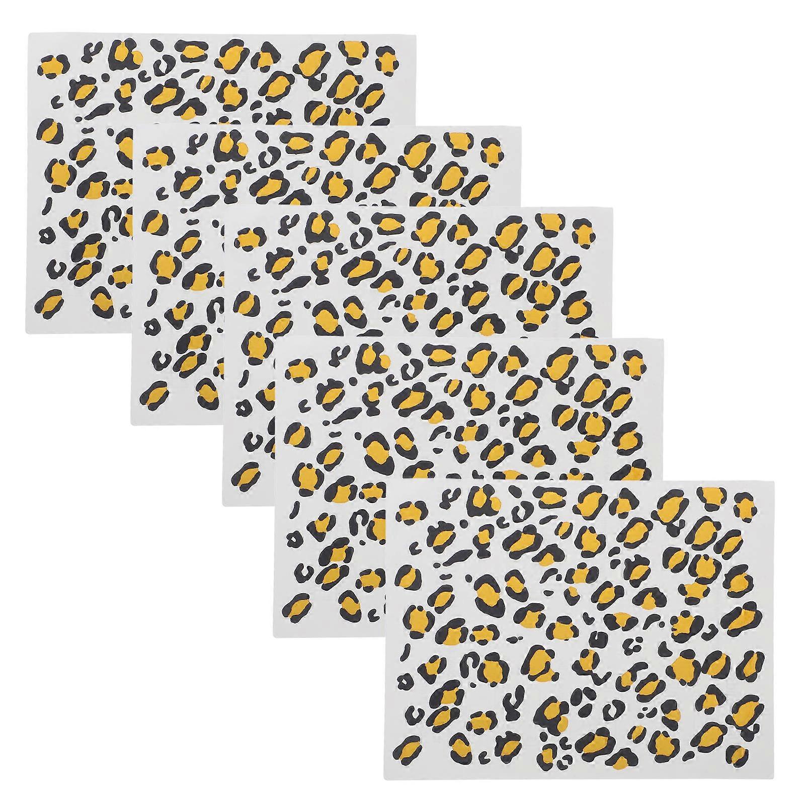 Heat Transfer Foil Sheets 6 Sheets Of Delicate Decorative Transfer Sheets For Application