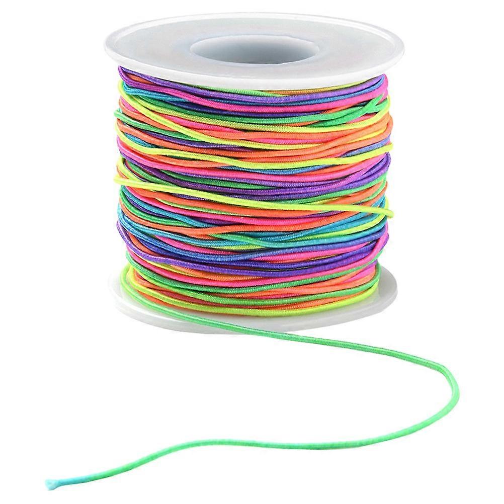 Vivid Elastic Cord for Jewelry Making and DIY Crafts   Colorful Beading String for Necklaces and Handmade Creations